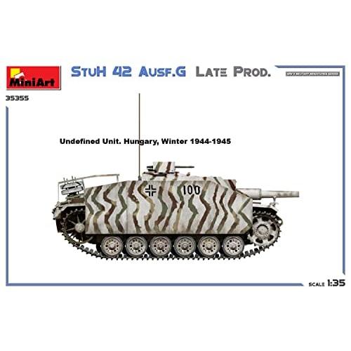Miniart 1/35 Scale German 10.5cm Assault Howitzer 42 Ausf. G Late Production Plastic Model MA35355