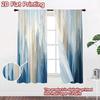 1 Stück 2D flaches Fotografie-Hintergrundtuch Blau und Beige Vertikale Streifen 100% Polyester Jubiläum Perfekt für Feiertage