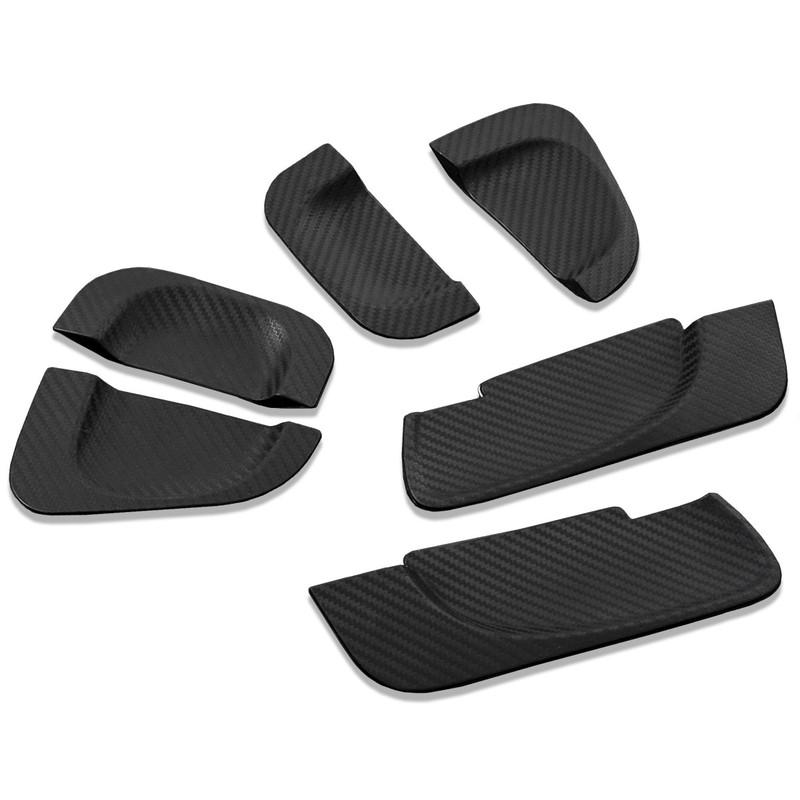 

6PCS Exterior Door Handle Trim Rubber Door Handle Bowl Car Styling Cover Sticker Accessories For TOYOTA HIACE 200
