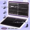 Natural 760 Cluster False Eyelashes - Curved Segmented & Self-Adhesive Individual Lashes