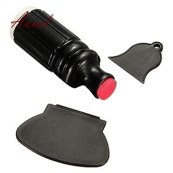Black Polish Image Stamper Paint Stamp Knife Scraper Stamping Nail Art Tool 1 Set