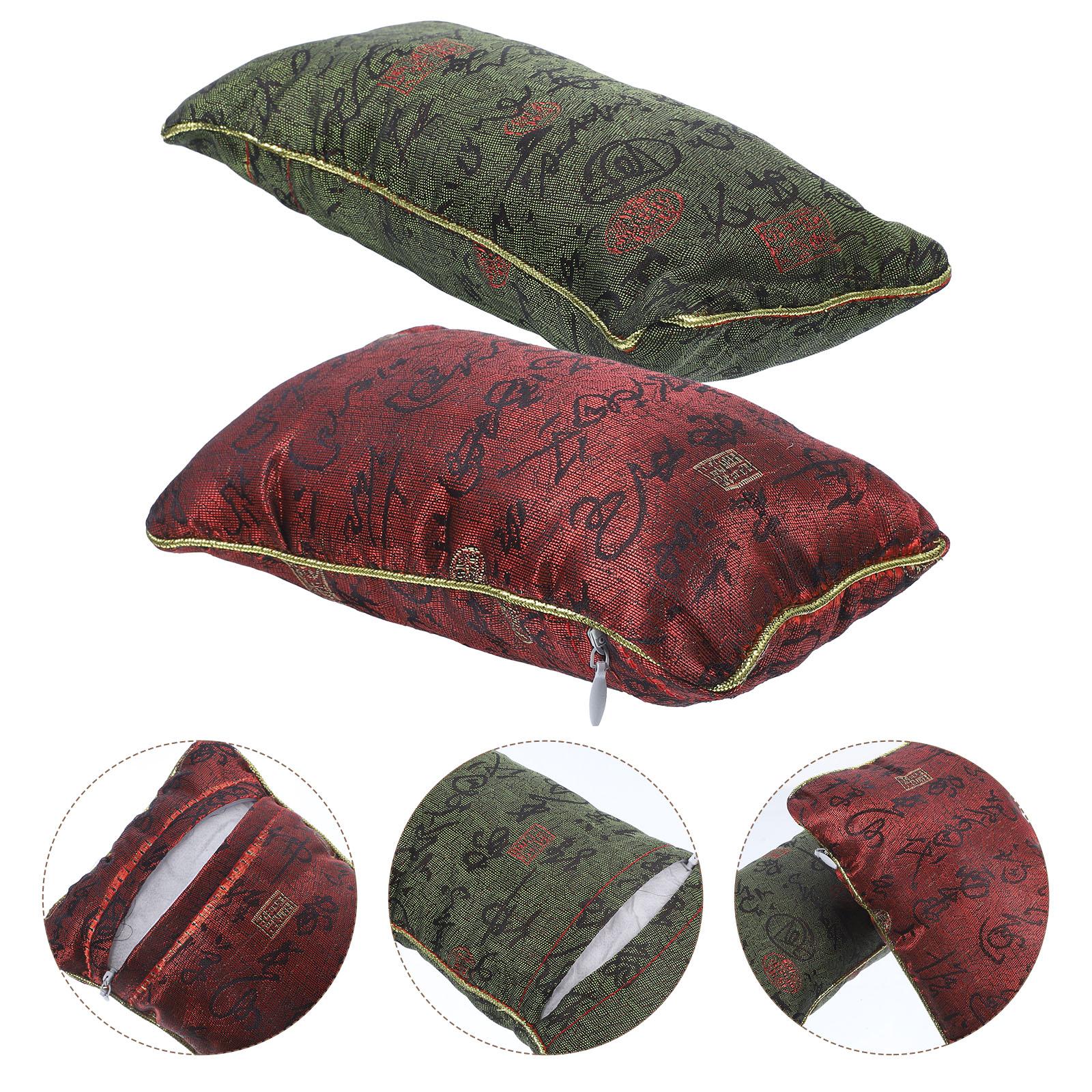 2 Pcs Cotton Pulse Pillow For Diagnostic Tool Hospital Use Chinese Medicine Pillow Pulse Feeling Cushion Home Textile 20X13X4CM синий 1740₽