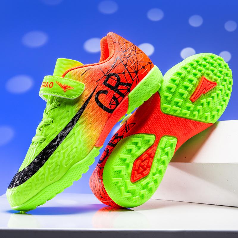 New Football Shoes Primary School Lawn Adult Men And Women Children Spikes Professional Game Training Shoes Football Shoes