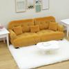 Handmade Mini Couch Dollhouses Single Sofa Set Flocking Loveseat Seater For Realistic Bedroom Scenes
