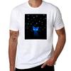 Glow in the Dark Cat T-Shirt boys animal print cute tops funny t shirts for men