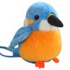 Standing shoulder bird doll lying on the shoulder Plush toy Xuanfeng tits Chirpy cute keychain