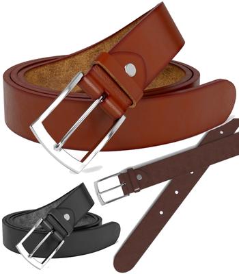 High-quality Men's Leather Belt from Italy