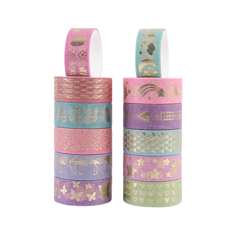12Pcs Sakura Washi Tape Scrapbooking Supplies Masking Tape Decorativa School Supplies Diary Decoration Washitape