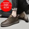 Men's Retro High-Top Sneakers | Thick-Soled, Casual, Invisible 6cm Height Boost, Autumn Trend