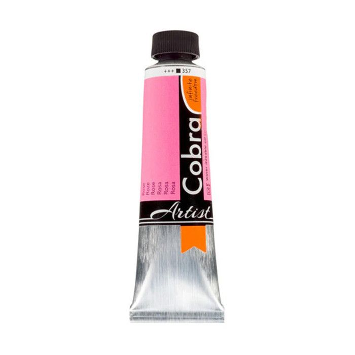 Peinture à l'huile - Cobra - Artist - Rose - 357 - Tube de 40ml