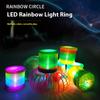 Magischer Sternenhimmel Projektion Regenbogenkreis, Blitz Stapelkreis, Leuchtender Regenbogenkreis, Kinderstand Heißes Spielzeug Großhandel