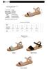 Women's Korean Style Wedge Sandals - Genuine Leather, Non-slip, Suede High Heel Platform, Fashionable Summer Footwear