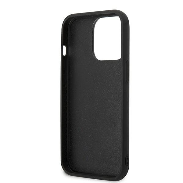 Custodia per iPhone 13 Pro Max Karl Lagerfeld Ikonik Patch Nera