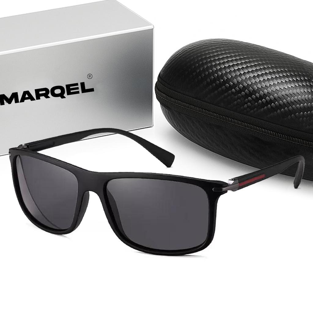 

Original Mens HD Polarized Classic Sunglasses MARQEL L1547 Driving Shades Premium Case included чорний