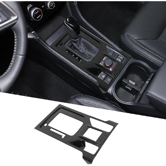 Central Control Gear Shift Panel Trim Cover Compatible with Subaru Forester 2019-2024, ABS Gear Shifter Console Anti-Scratch Panel Frame, Not Fit for