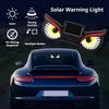 Solar Owl Warning Light Car Solar-powered Induction Decorative Lights Devil Eye Rear Windshield Atmosphere Lights