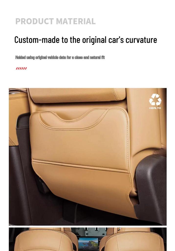 2022-2025 Denza D9 Rear Seat Kick Mats and Back Protection Pad Cover