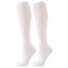 Stretchy Compression Socks Solid Color Leg Support Knee Sock Fashion Pain Relief  Women Men