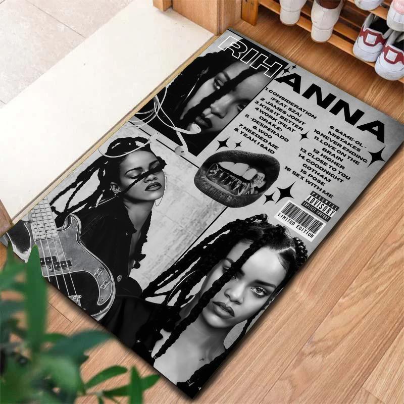Rihanna Carpet Rug for Living Room Bedroom Home Sofa Decoration,Kids play Nonslip Floor Mat