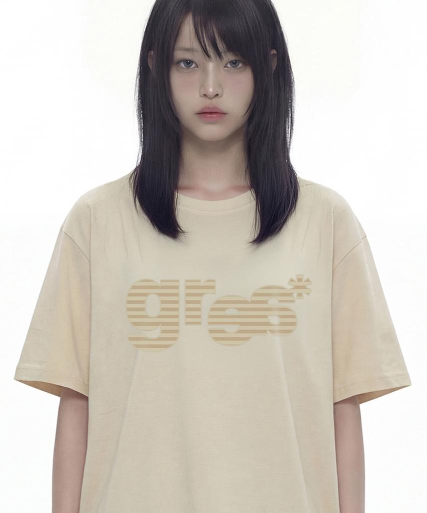 GRAVER [Unisex] Grae-S Stripe Short Sleeve T-Shirt_4 Colors