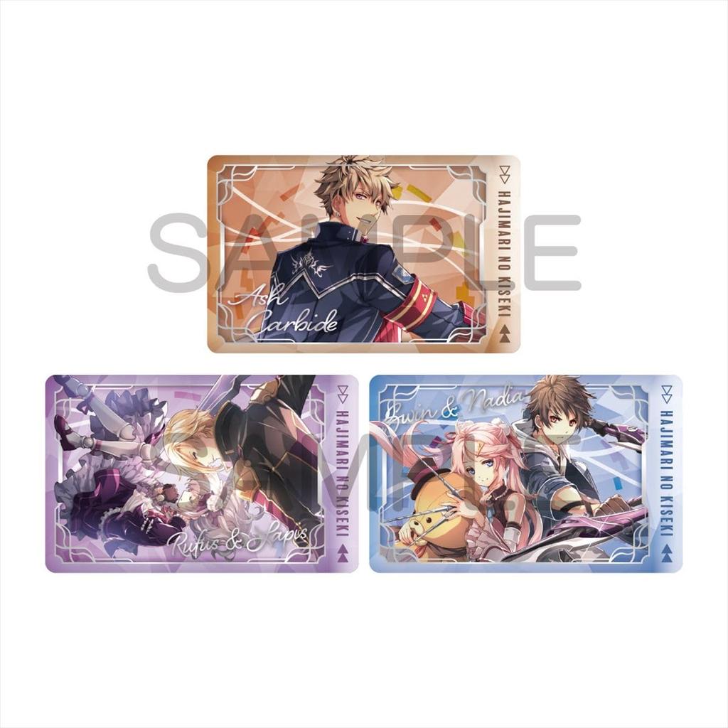 Algernon Products Hajimari no Kiseki Trading Visual Card 1 1 Box H54 x PVC Vol. Approx. W85.5mm
