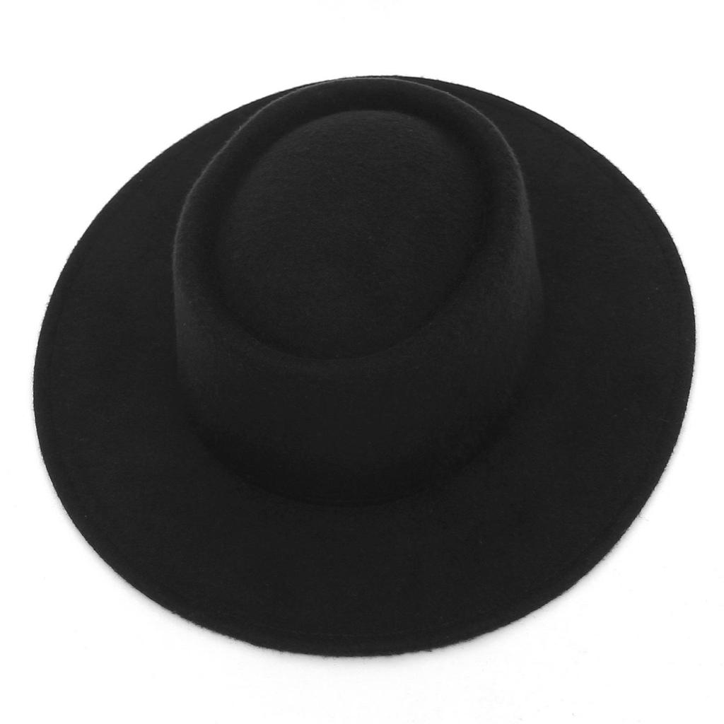 Chapeaux Fedora en Laine Européens et Américains pour Femmes: Style Automne/Hiver avec Chapeaux Jazz Rétro Français à Large Bord