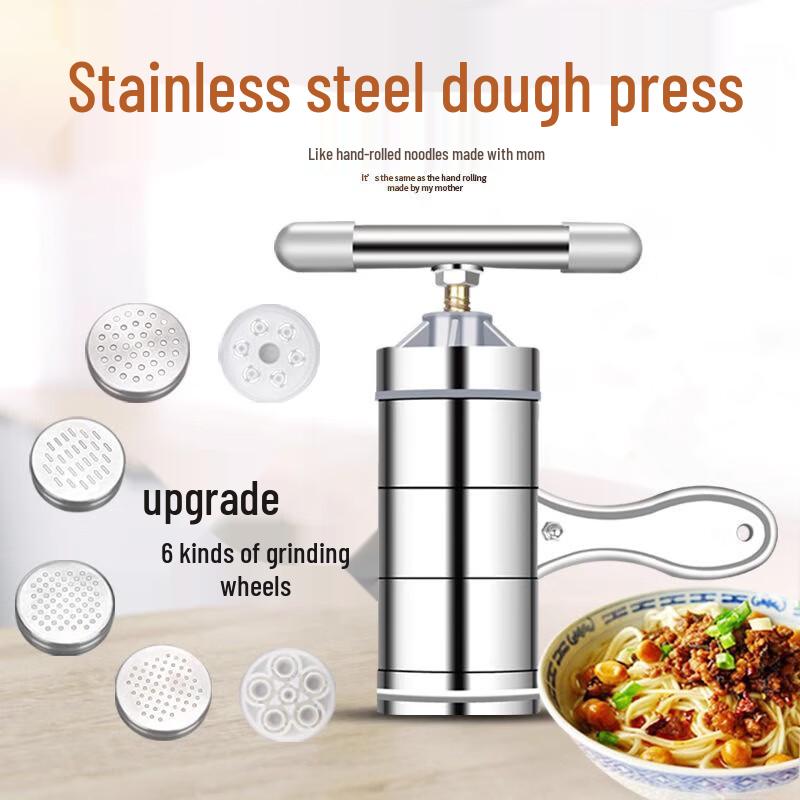 Manual Noodle Maker with 6 Molds