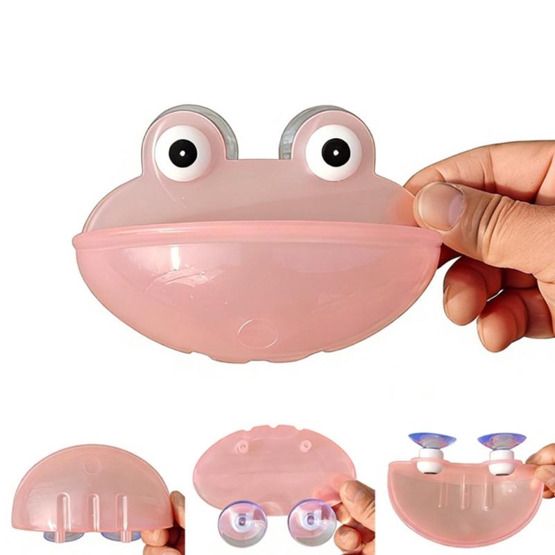 4Pcs Frogs Shape Water Bowl Feeder With Strong Suction Cup Design For Small Pet Reptiles And Amphibians Terrariums Decors