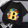Incrediblebox Sprunki süßer Cartoon Junge und Mädchen Anime lässiges kurzärmeliges T-Shirt geeignet für den Sommer