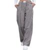 Checked Casual Loose Pocket Trousers Gingham Casual Loose Pockets Straight-Leg Trousers