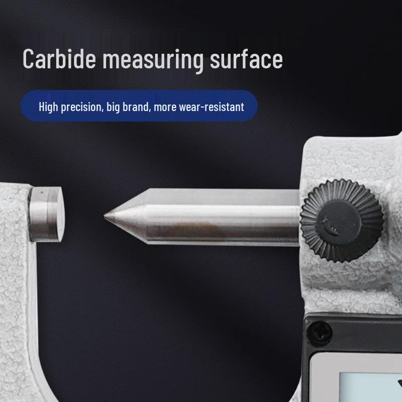 Guanglu High-Precision Electronic Digital Micrometer with Flat, Single, and Double Point Measurement