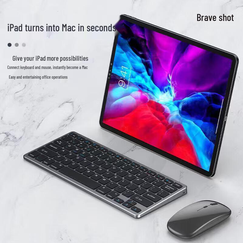 LEISE LS-K818S Dual Mode Wireless Ultra-thin Keyboard (2-Pack)