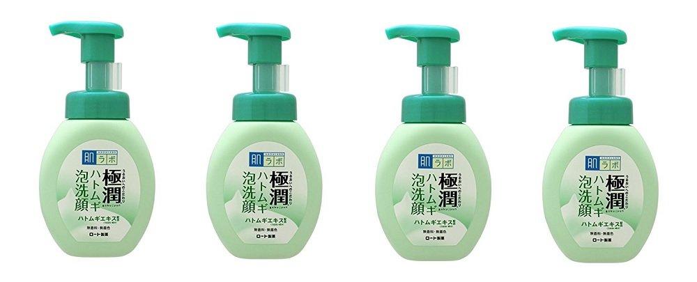 

Hada Labo Gokujun Hatomugi foam face wash 160mL x 4 pieces [Bulk purchase]