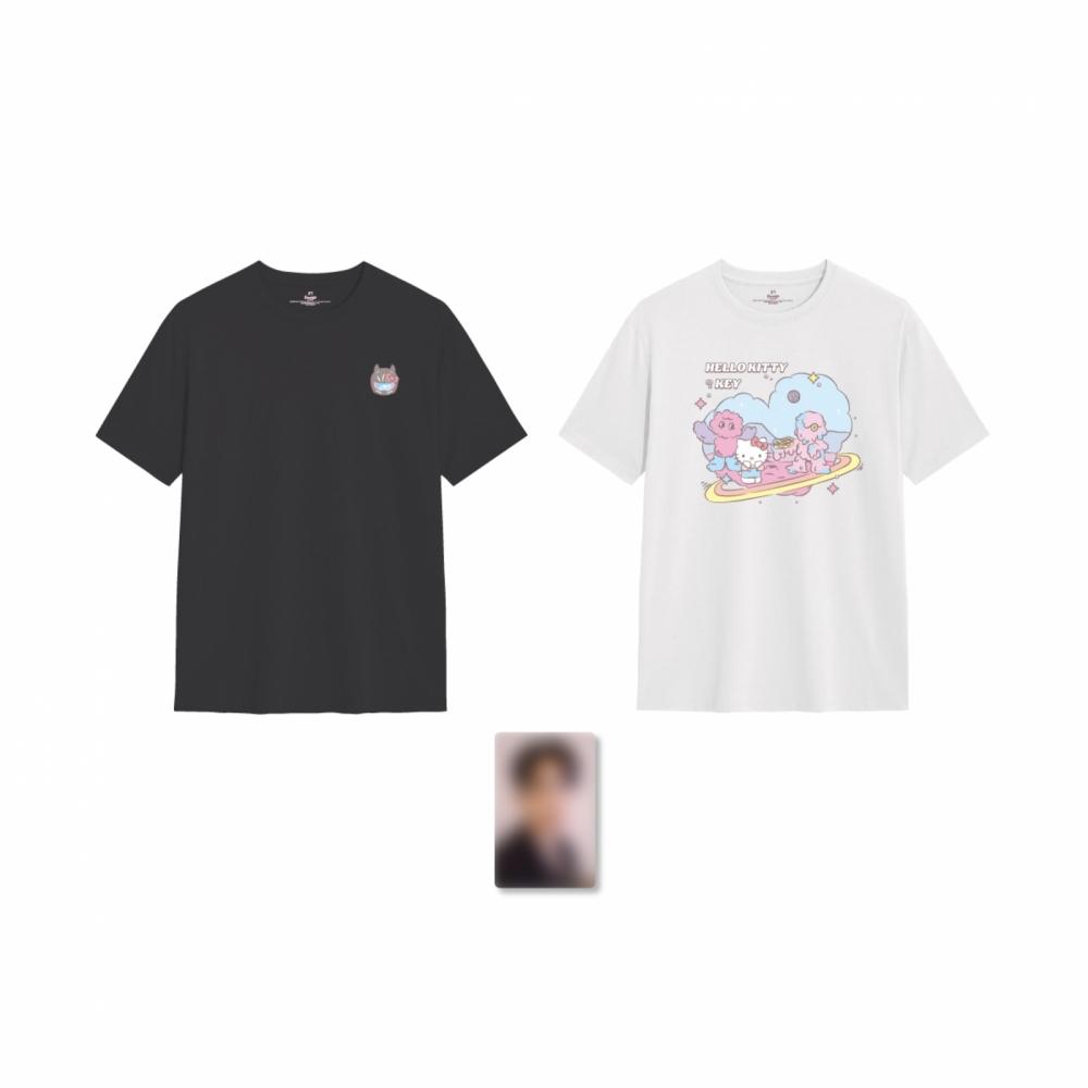 

Футболка Key X Hello Kitty 10 Pop Up Store Официальный Md 1.BLACKver.