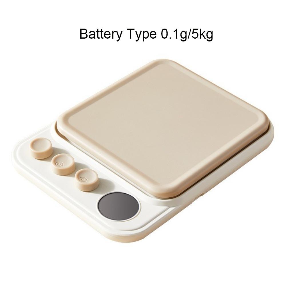 High Accuracy Digital Kitchen Scale USB Charging LCD Display Electronic Scale 0.1g Precision Tare Function Baking Scale