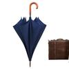 Automatic 8-bone Golf Umbrella Wooden Hand Bent Straight Umbrella Plus Umbrella