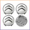 4Pcs 60MM Car  Wheel Center Hub Caps Replacement Wheel Hub Emblem For Citroen C1 C2 C3 C4 C5 C6 C8 C4L DS3 DS4 DS5 LS DS6 Picasso