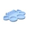 Reusable Silicone Painting Palette For Children's Art Projects Light Weight Design Paint Mixing Tray For Easy Storage