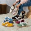 Damen Freizeit Deutsche Trainer Sneaker - Schnürung Weiche Sohle Bequeme Schuhe