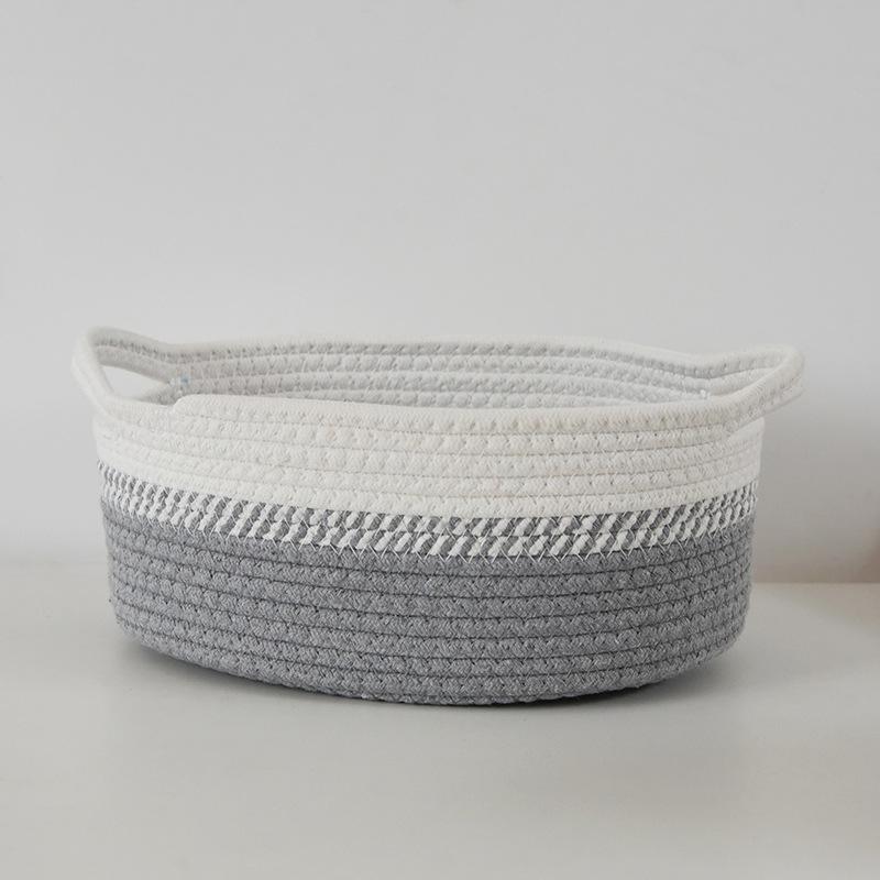 Woven Round Basket: Flower Pot, Storage, Home Decor, Laundry