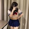 Plus Size 200 Jin MMqqny Japanese Sexy Student Sailor Uniform Set