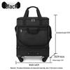 Men's Portable Foldable Travel Luggage with Wheels - Ideal for One-Day Trips