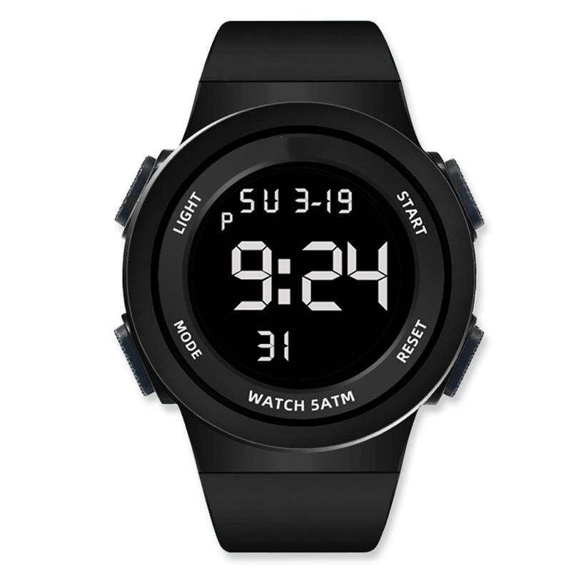 En iyi yepyeni nötr öğrenci elektronik saat çok fonksiyonlu kronograf spor çalar saat düşmeye karşı dayanıklı su geçirmez elektronik saat
