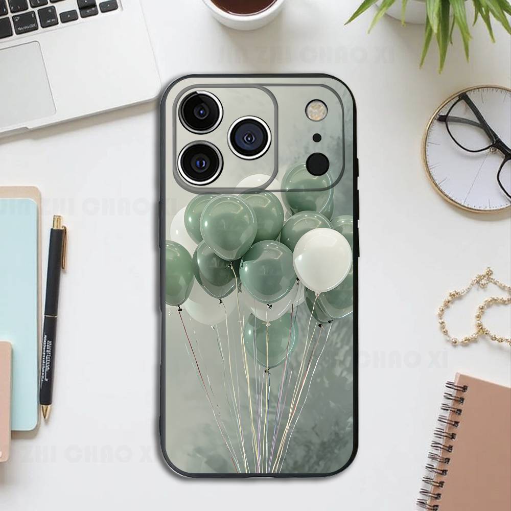 

Vivid Balloons Silicone Phone Case For IPhone 17 16 15 14 13 12 11 X XS Plus Pro Max Shockproof Soft Cover iPhone14