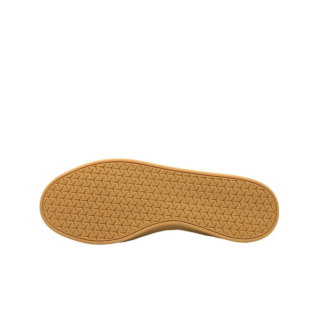 Adidas VL COURT 2.0 Bubble Wheat Slip Resistant Abrasion Resistant Low top Skateboard Shoes Unisex Yellow White JI0495(Team619-)