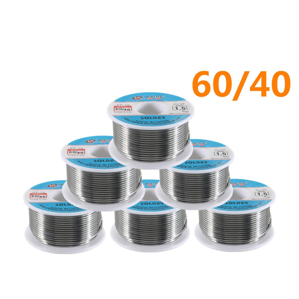 500g 60//40 0,8 mm stagno piombo 2/% flusso Rosin Core Solder saldatura ferro aspo