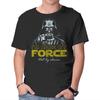 Unisex Crew Neck T-Shirt Here By Force Graphic Short Sleeve Casual Tee