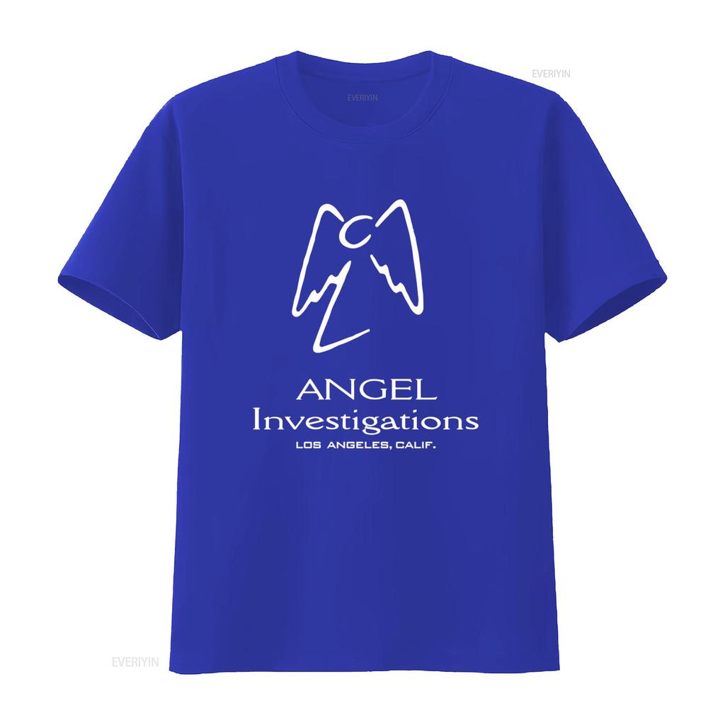 Angel Investigations Los Angeles CA Buffy Vampire T shirt 100 Cotton High Quality vintage Washed Soft fashion designer clothes