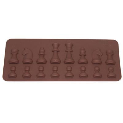 Schachform Silikon-Kuchenformen Fondant Kuchen Gelee Süßigkeiten Schokoladenform DIY Bakware Dekorieren