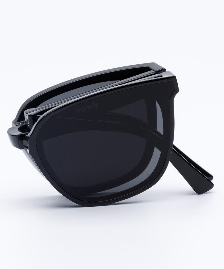 Likkeullou Rc Wirwir Folder Sunglasses Black